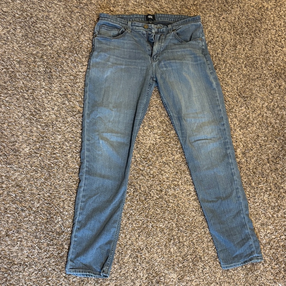 PAIGE Men’s Light Blue Slim Straight Jeans